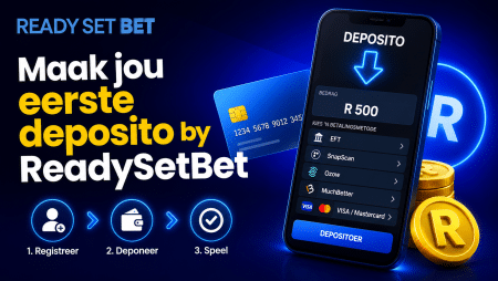 Maak jou eerste deposito by ReadySetBet