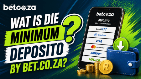 Wat is die minimum deposito by Bet.co.za?