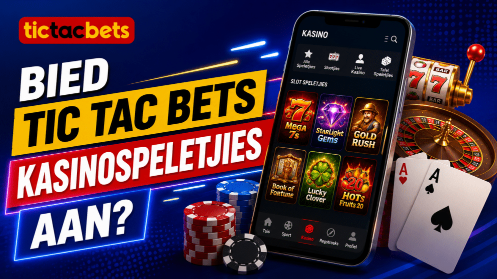 Bied Tic Tac Bets kasinospeletjies aan?